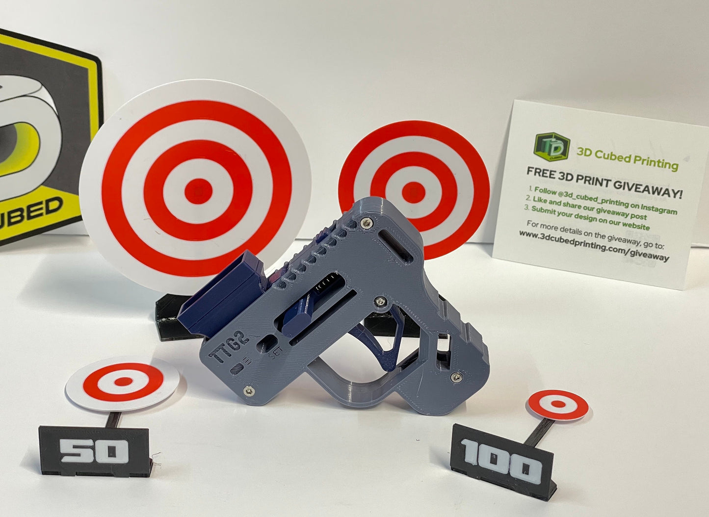Tabletop Target Set – Compact Desk Targets for Tic Tac Shooters or Foam Dart Blasters