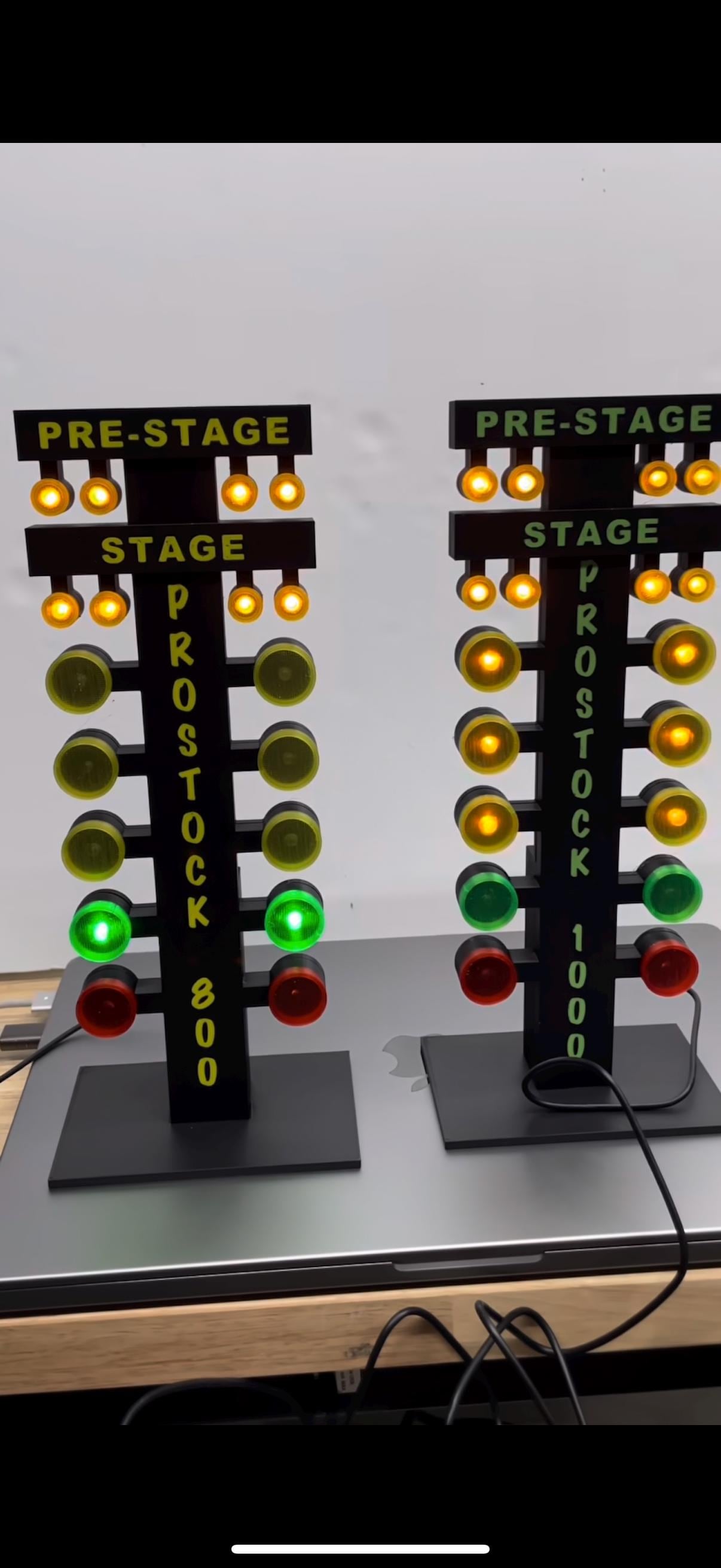 Drag Racing Christmas Tree Light – LED Desktop Drag Strip Tree Display