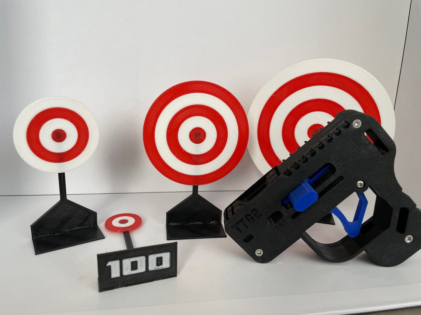 Tabletop Target Set – Compact Desk Targets for Tic Tac Shooters or Foam Dart Blasters
