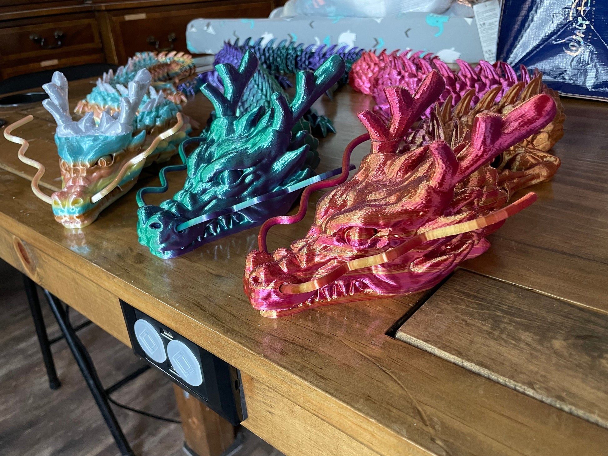 Dragon Model - Articulating and Flexible Dragon Action Figure - Lots of sizes an image 3