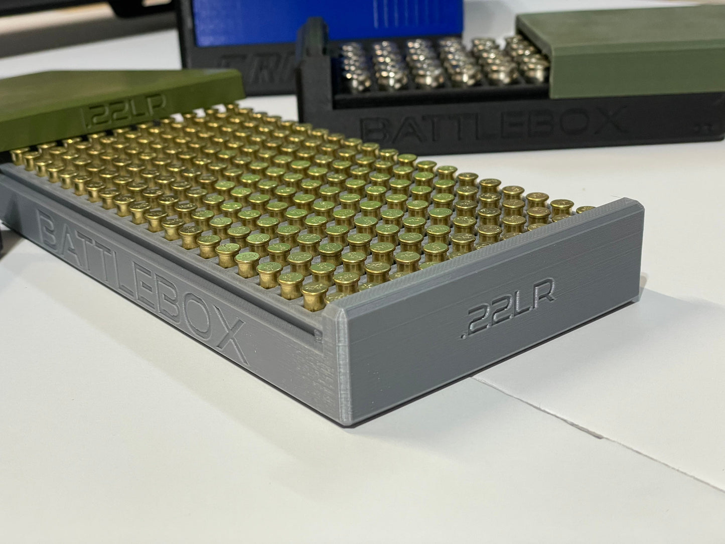 .22LR Ammo Storage Box – Rimfire Range Case with Sliding Lid