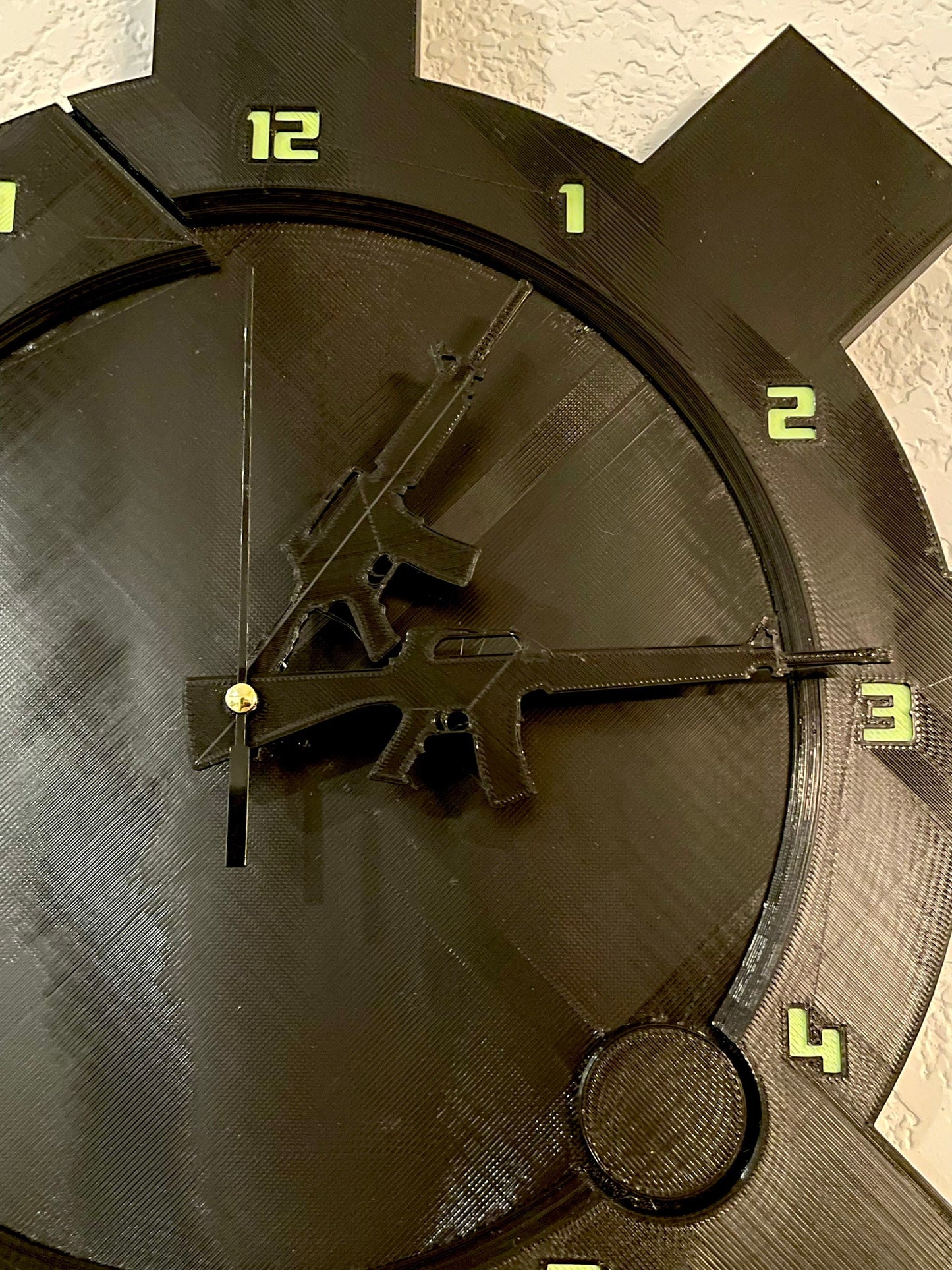 Precision Rifle Bolt-Face and Ejector Wall Clock Decor piece for Man Cave