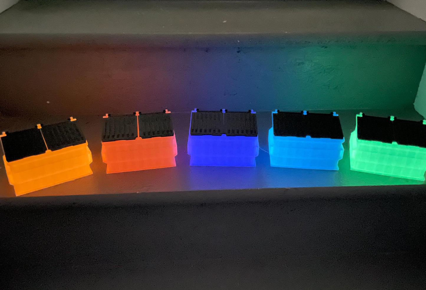 Mini Dumpster Model – Desk Storage Container with Opening Lids - Home for Flexi Animals