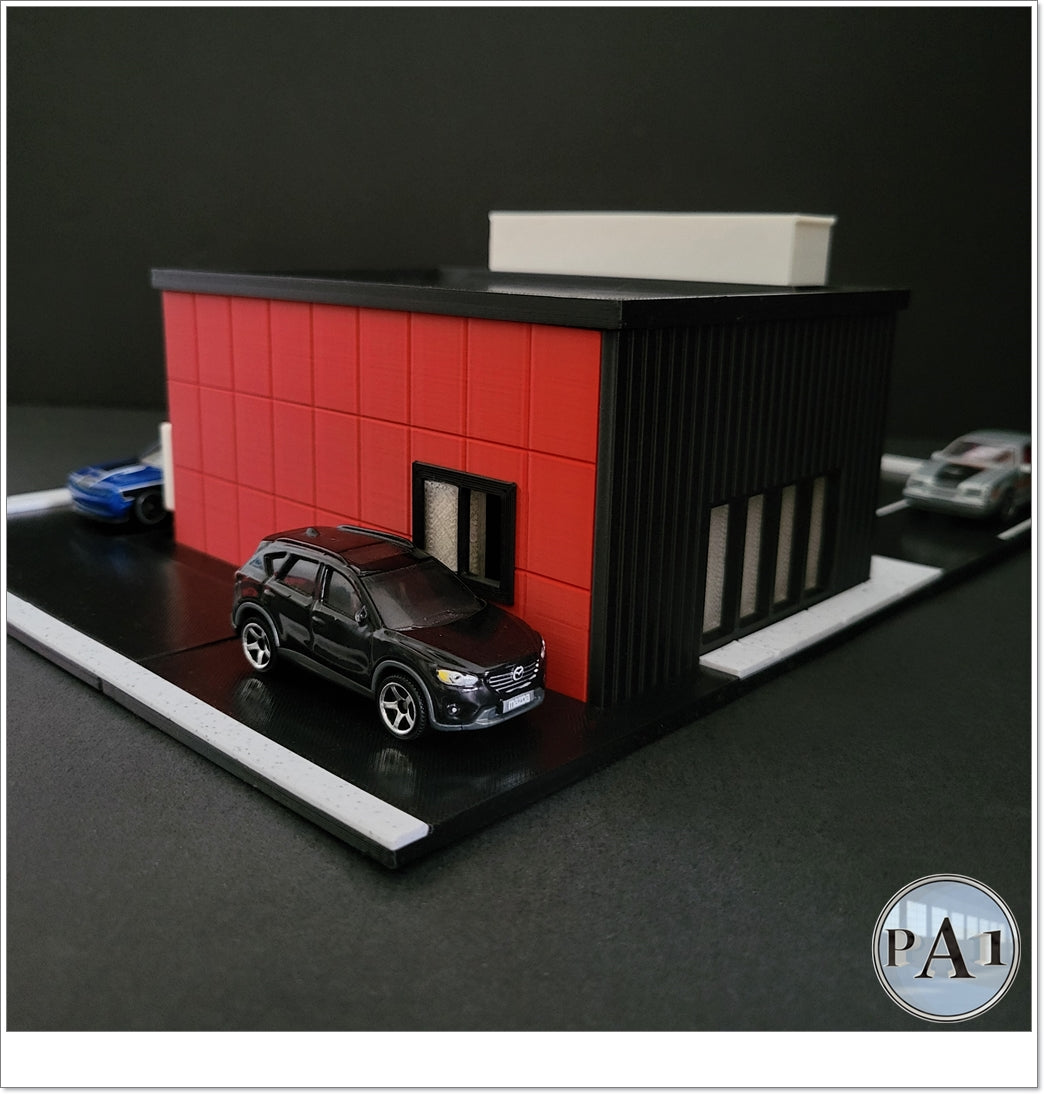 Fried Chicken Restaurant Diorama for 1/64th scale Die Cast Car accessory image 5