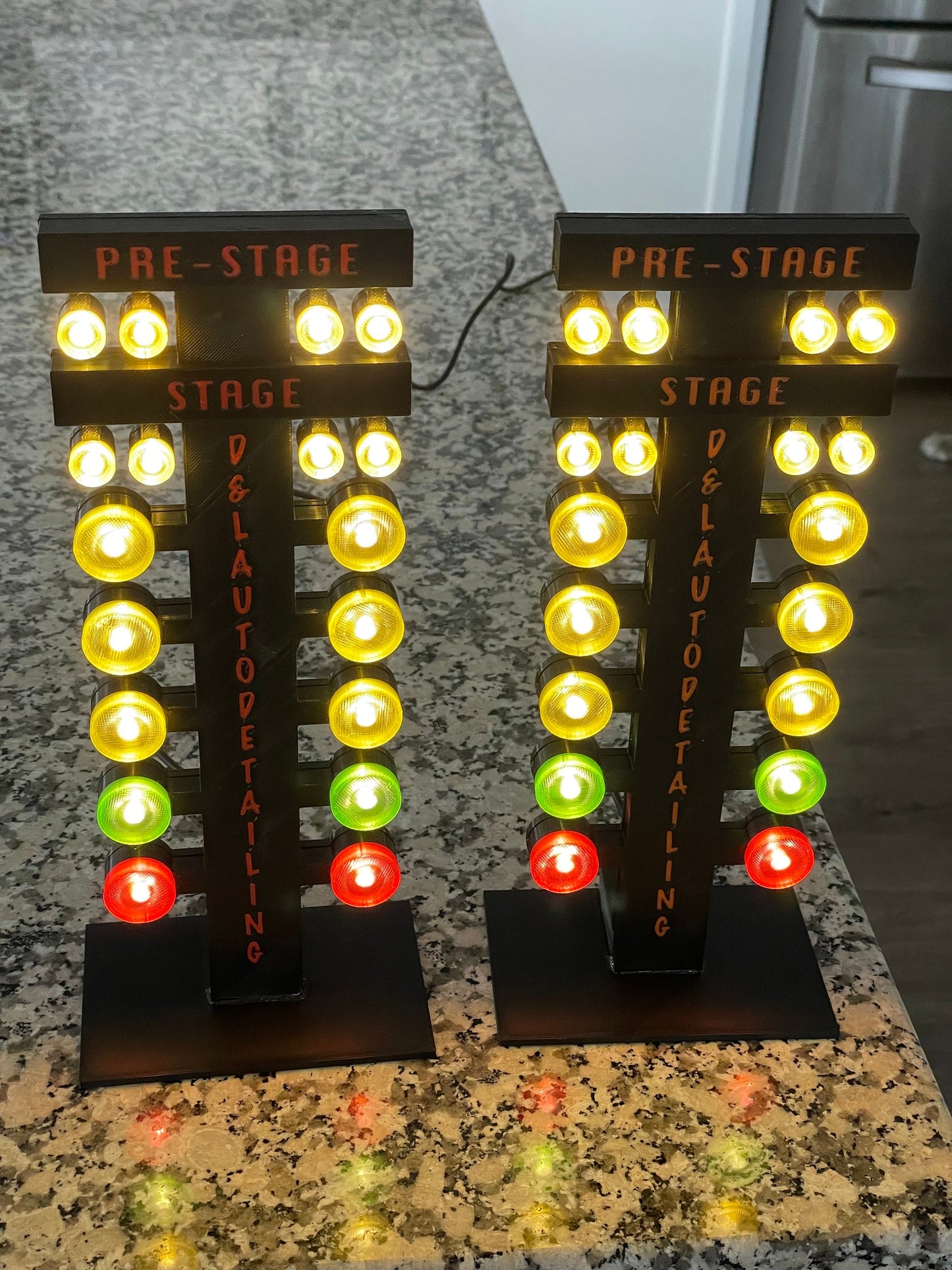 Drag Racing Christmas Tree Light – LED Desktop Drag Strip Tree Display