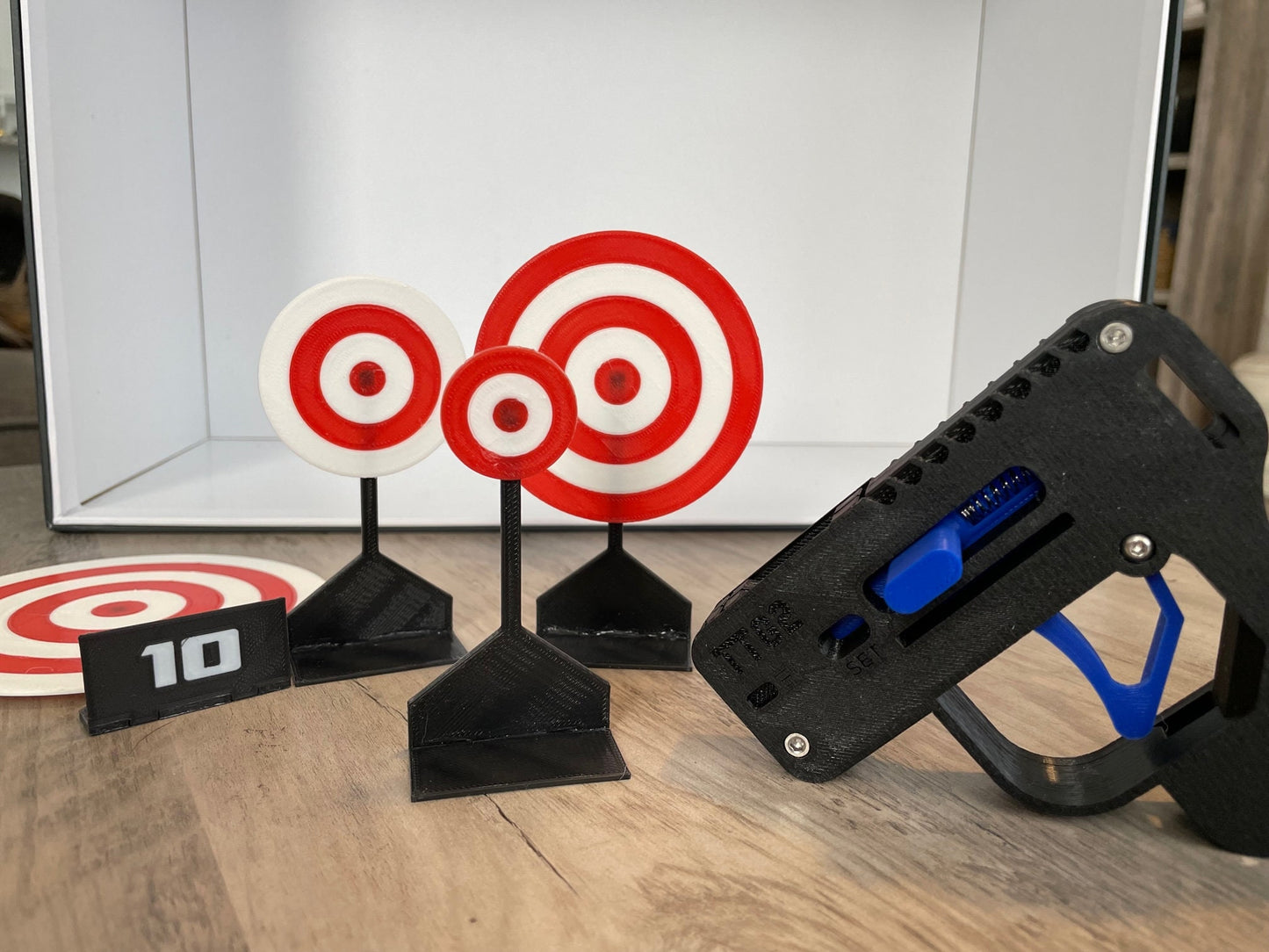 Tabletop Target Set – Compact Desk Targets for Tic Tac Shooters or Foam Dart Blasters