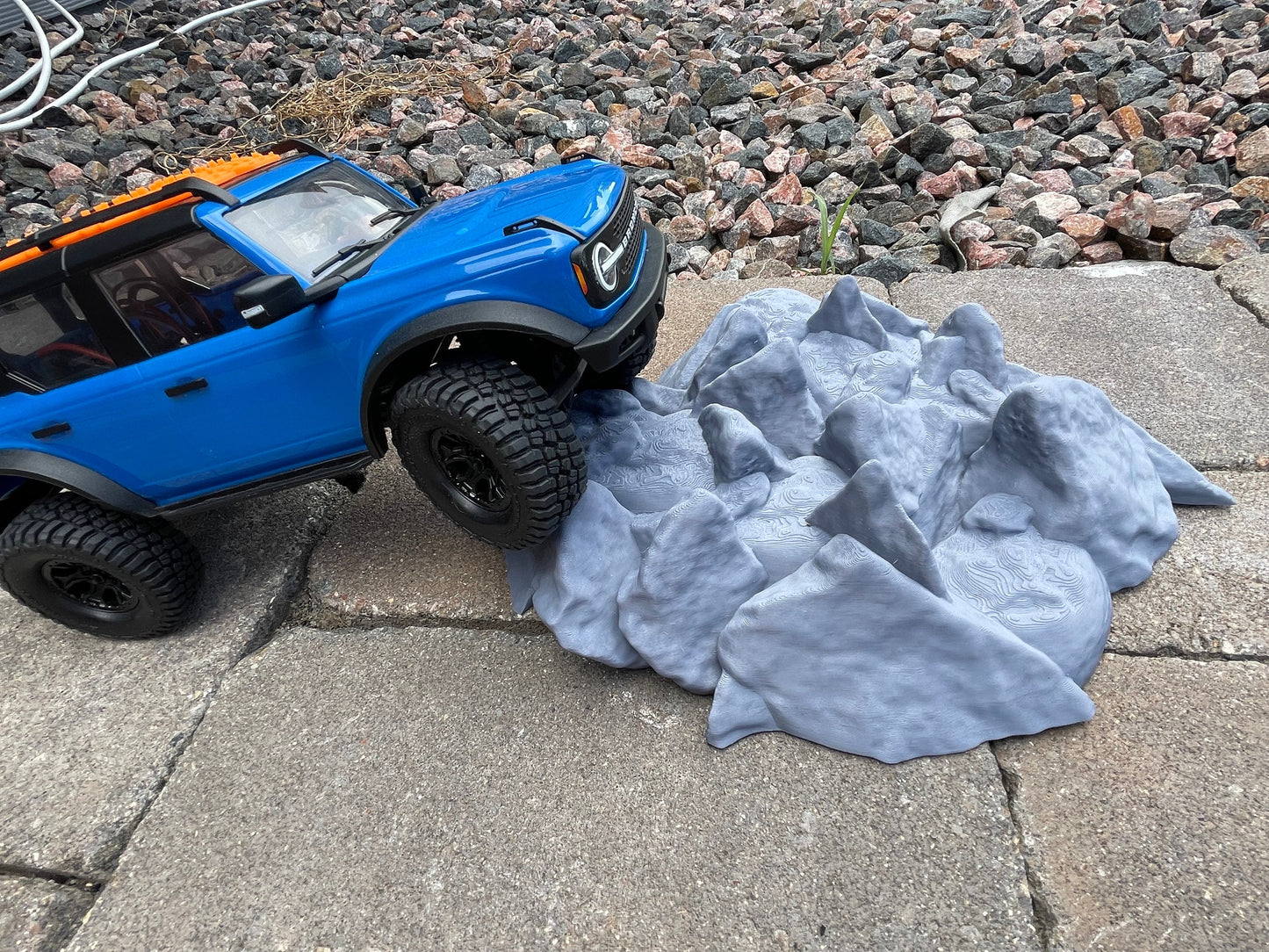Rock Garden Obstacle for RC Rock Crawler - 4WD Remote Control Crawling