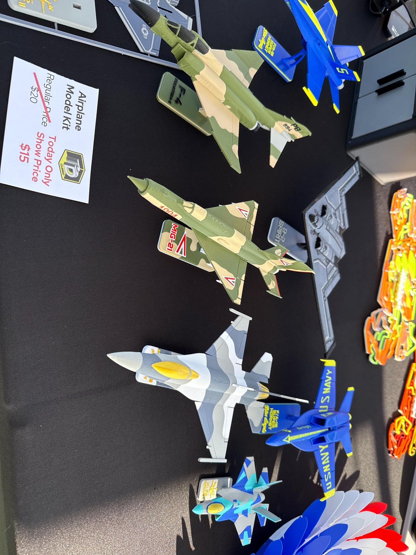 F-35 Lightning II Model Kit - Aggressor Jet – DIY Card Kit with Stand – Multicolor Gift for Pilots & Jet Fans