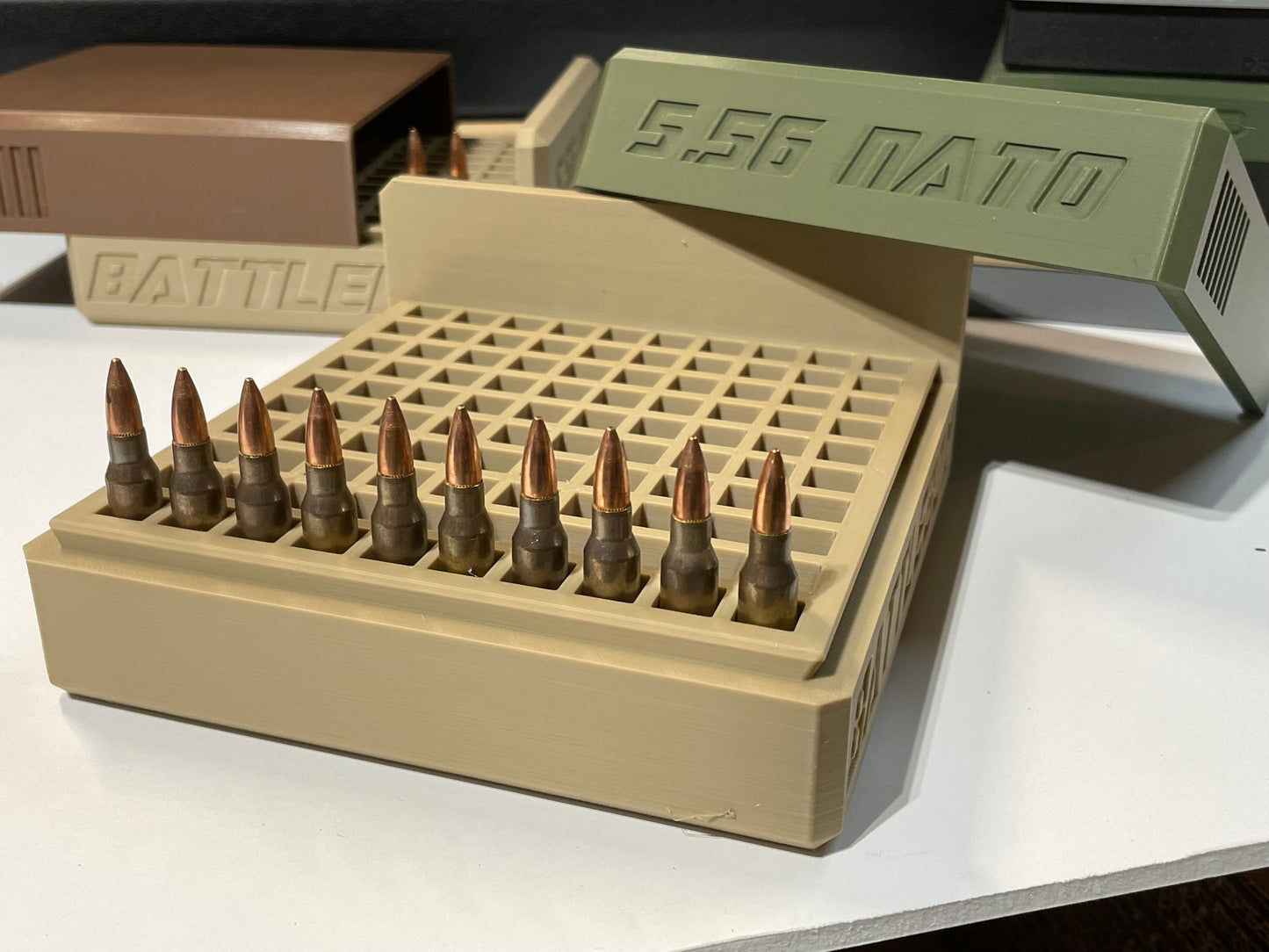 5.56 / .223 Ammo Box – Compact Range Storage for 5.56 NATO / .223 Remington