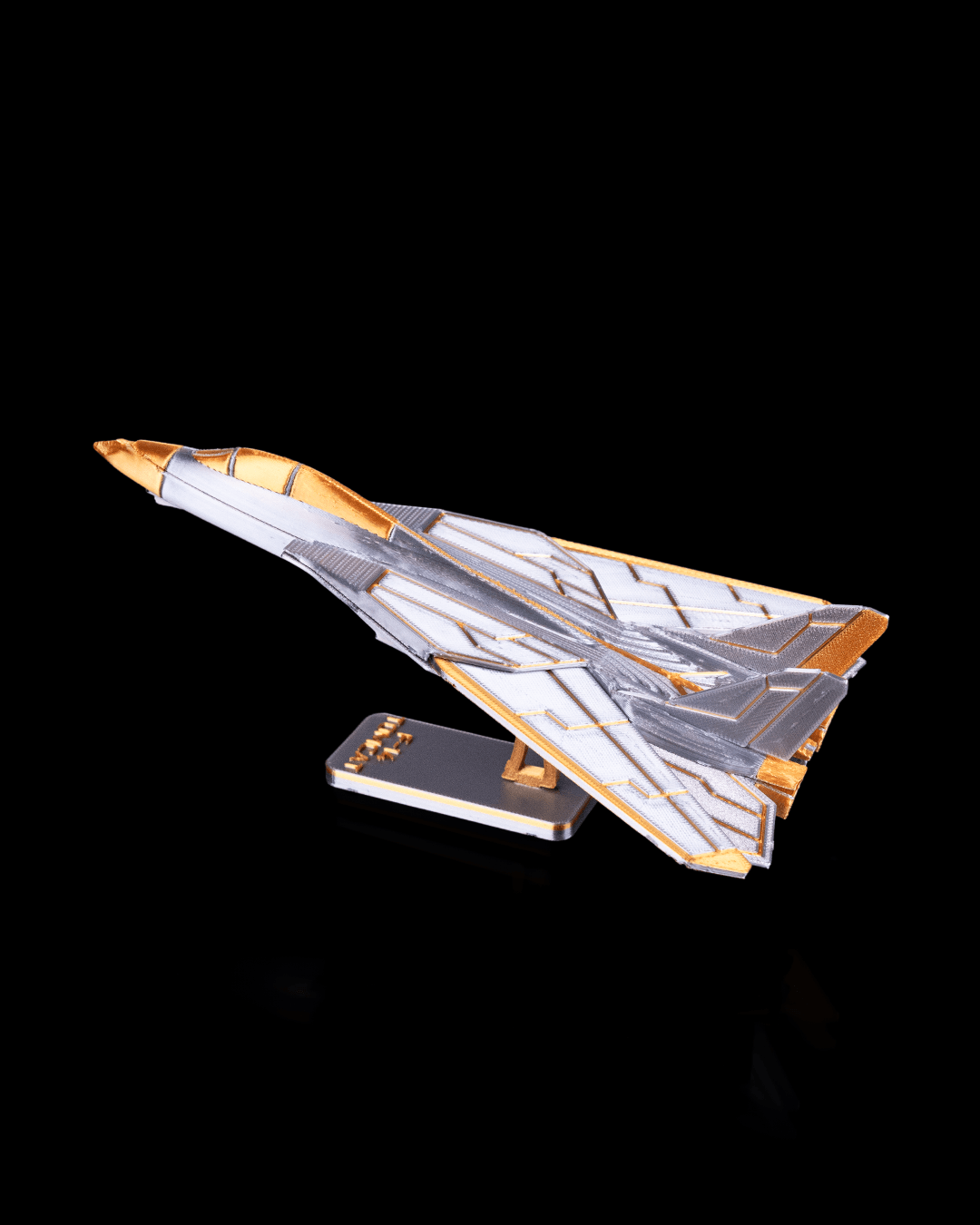 F-14 Tomcat Card-Kit Model – Swing-Wing Jet Desk Display – DIY Aviation Model