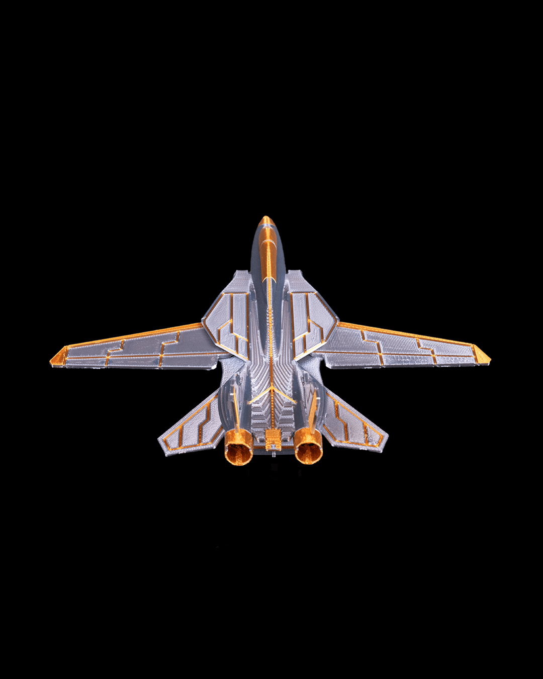 F-14 Tomcat Card-Kit Model – Swing-Wing Jet Desk Display – DIY Aviation Model