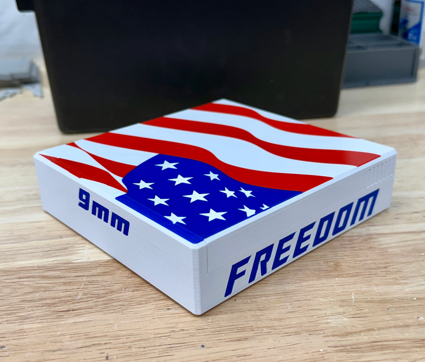 9mm Ammo Storage Box – Compact Range Box | Multiple Round Counts Available