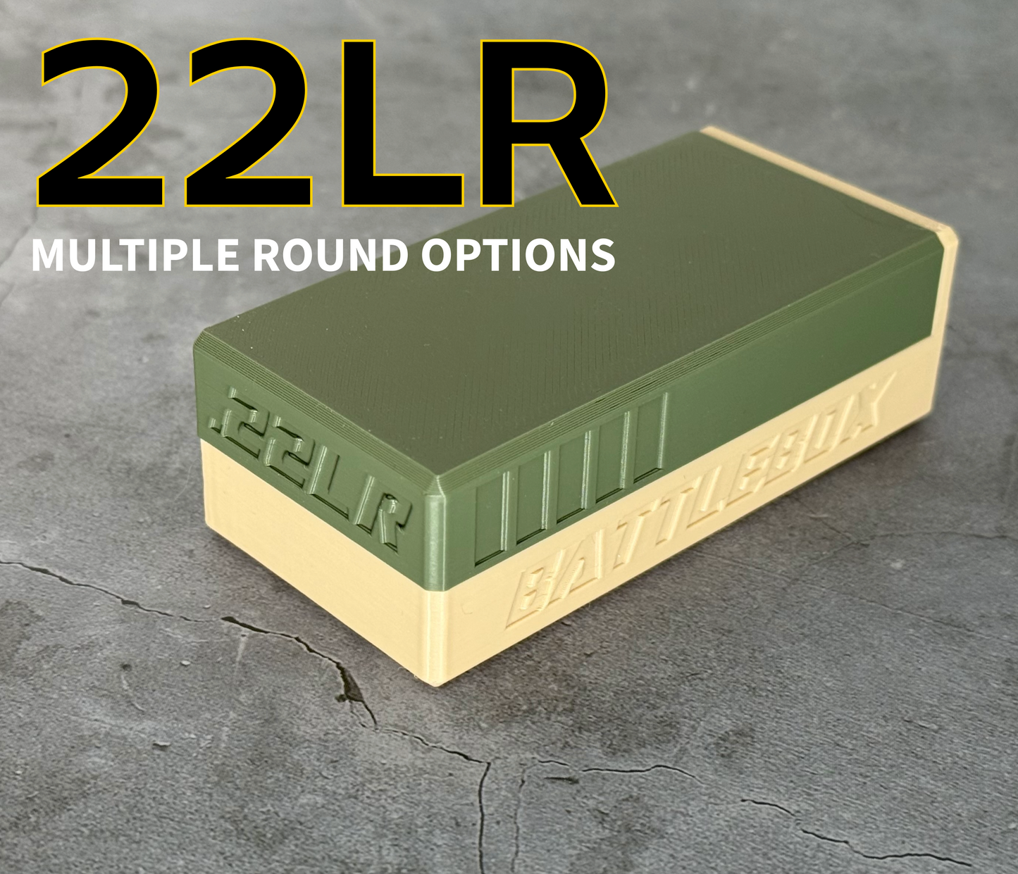 .22LR Ammo Storage Box – Rimfire Range Case with Sliding Lid