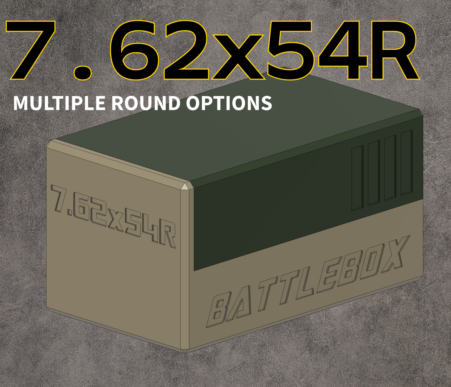 7.62x54R Ammo Box - Perfect for range day - Holds Mosin Nagant rifle rounds - MUST HAVE if you Reload or buy in Bulk 7.62 x 54r