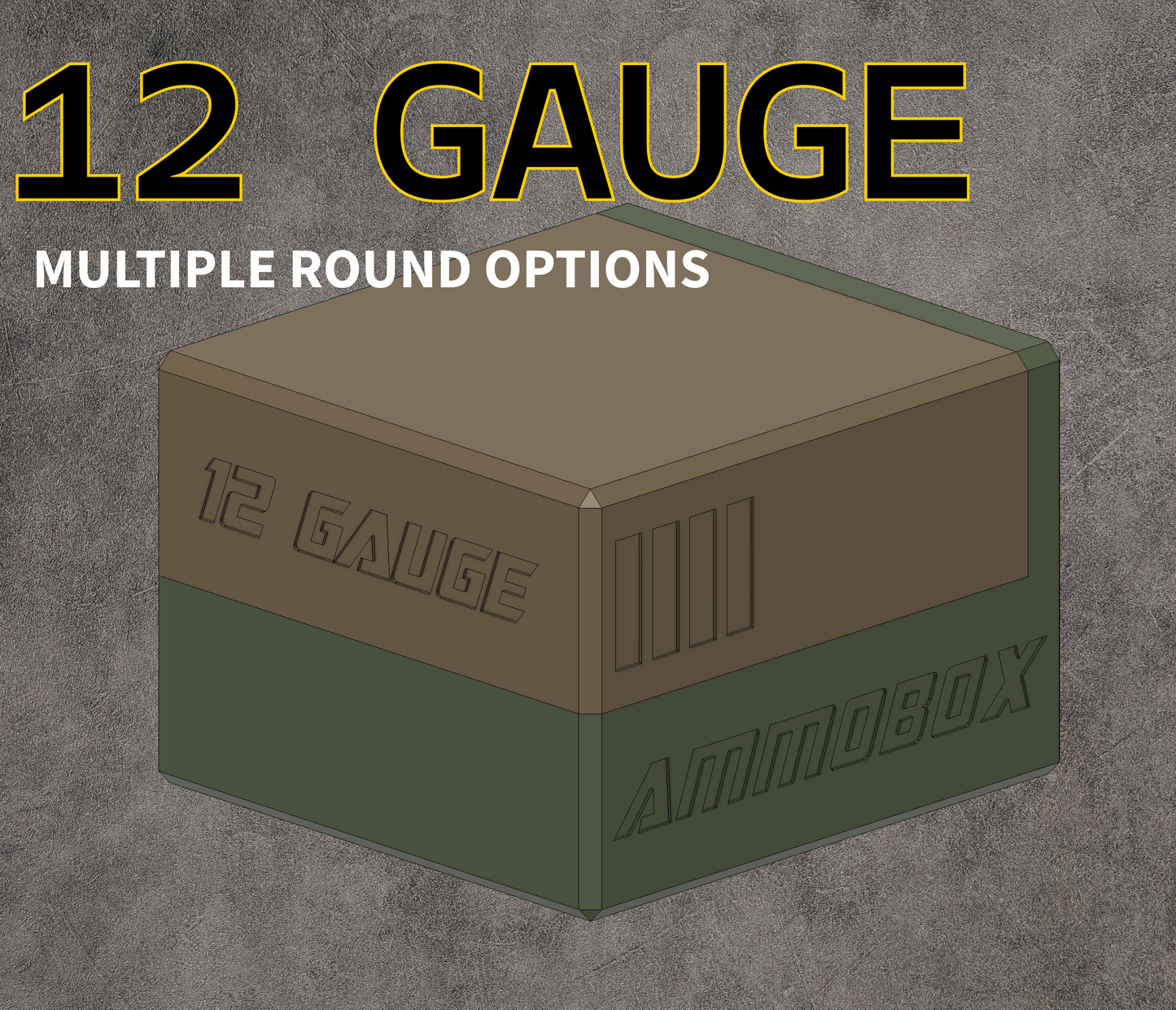 12 Gauge Shotgun Shell - Perfect for range day - holds 12ga Rounds up to 3 inch long - MUST HAVE if you Reload or buy in Bulk