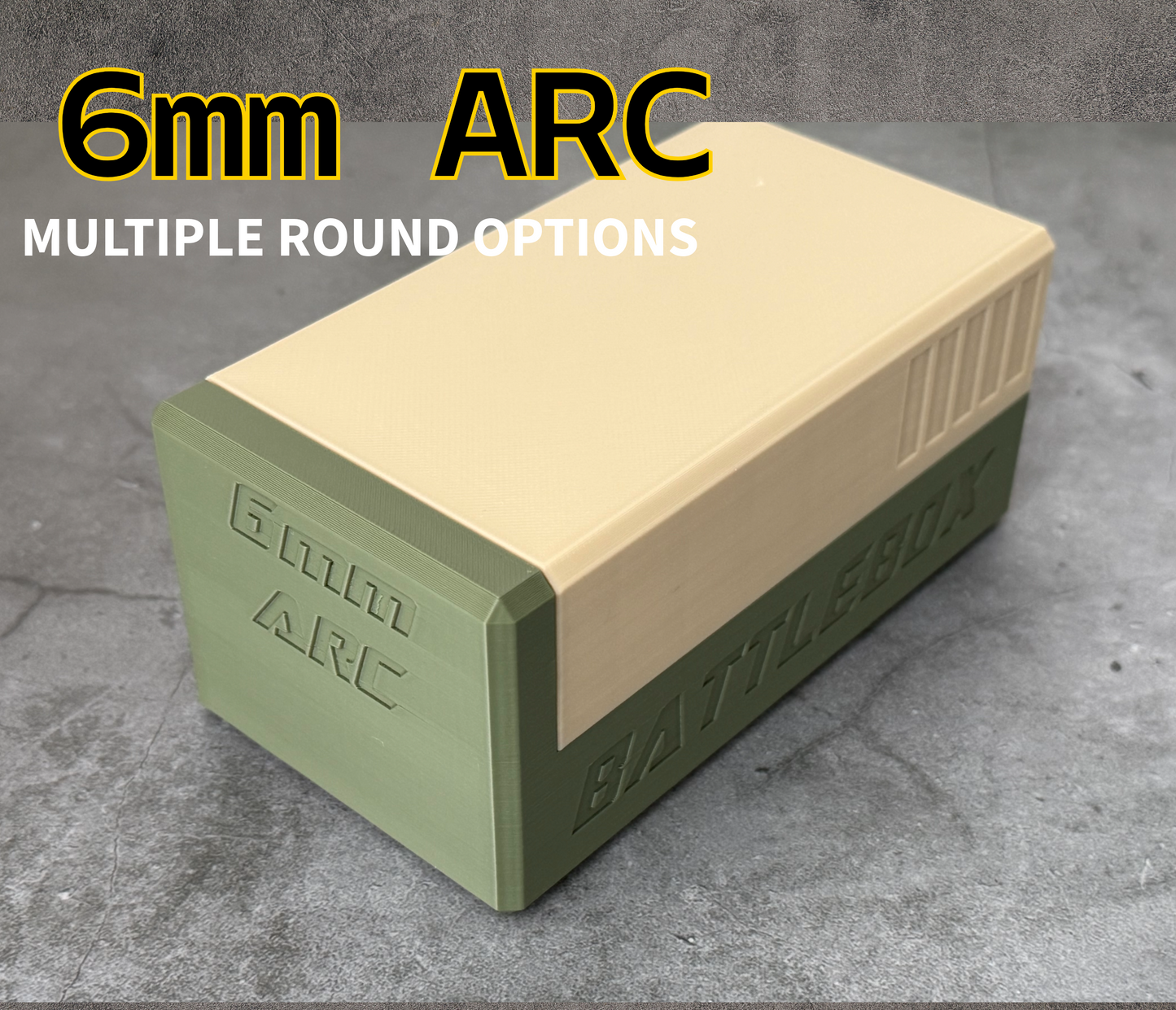 6mm ARC – Compact Range Storage for 6mm ARC ammunition rounds