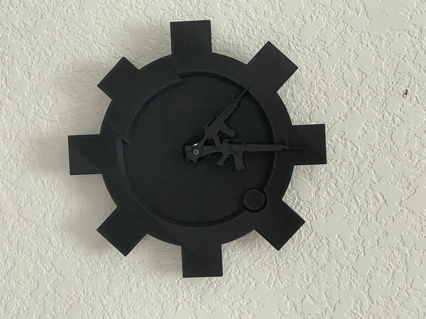 Precision Rifle Bolt-Face and Ejector Wall Clock Decor piece for Man Cave