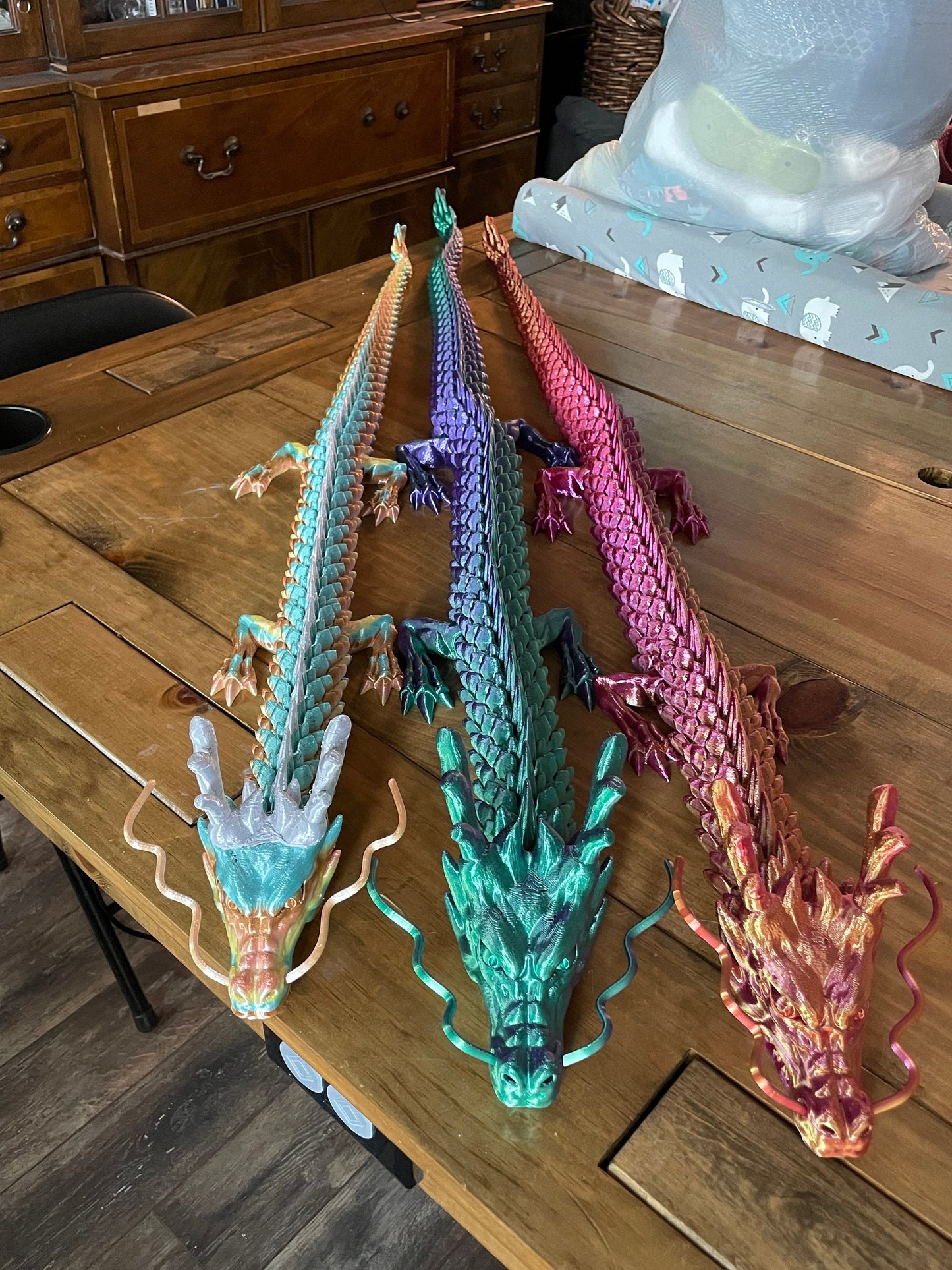 Dragon Model - Articulating and Flexible Dragon Action Figure - Lots of sizes an image 7