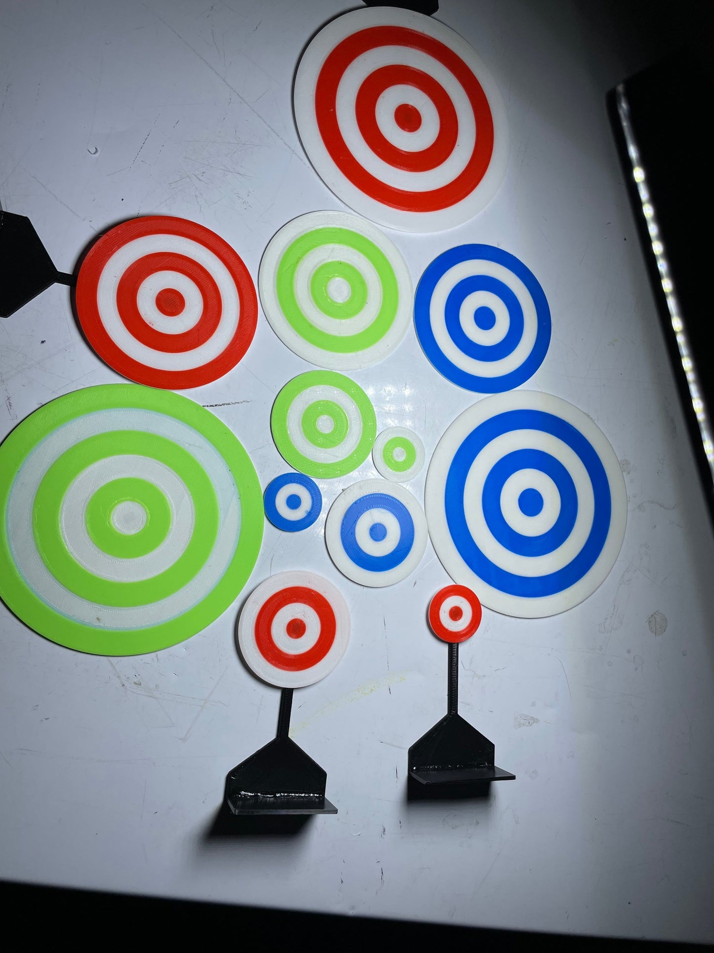 Tabletop Target Set – Compact Desk Targets for Tic Tac Shooters or Foam Dart Blasters