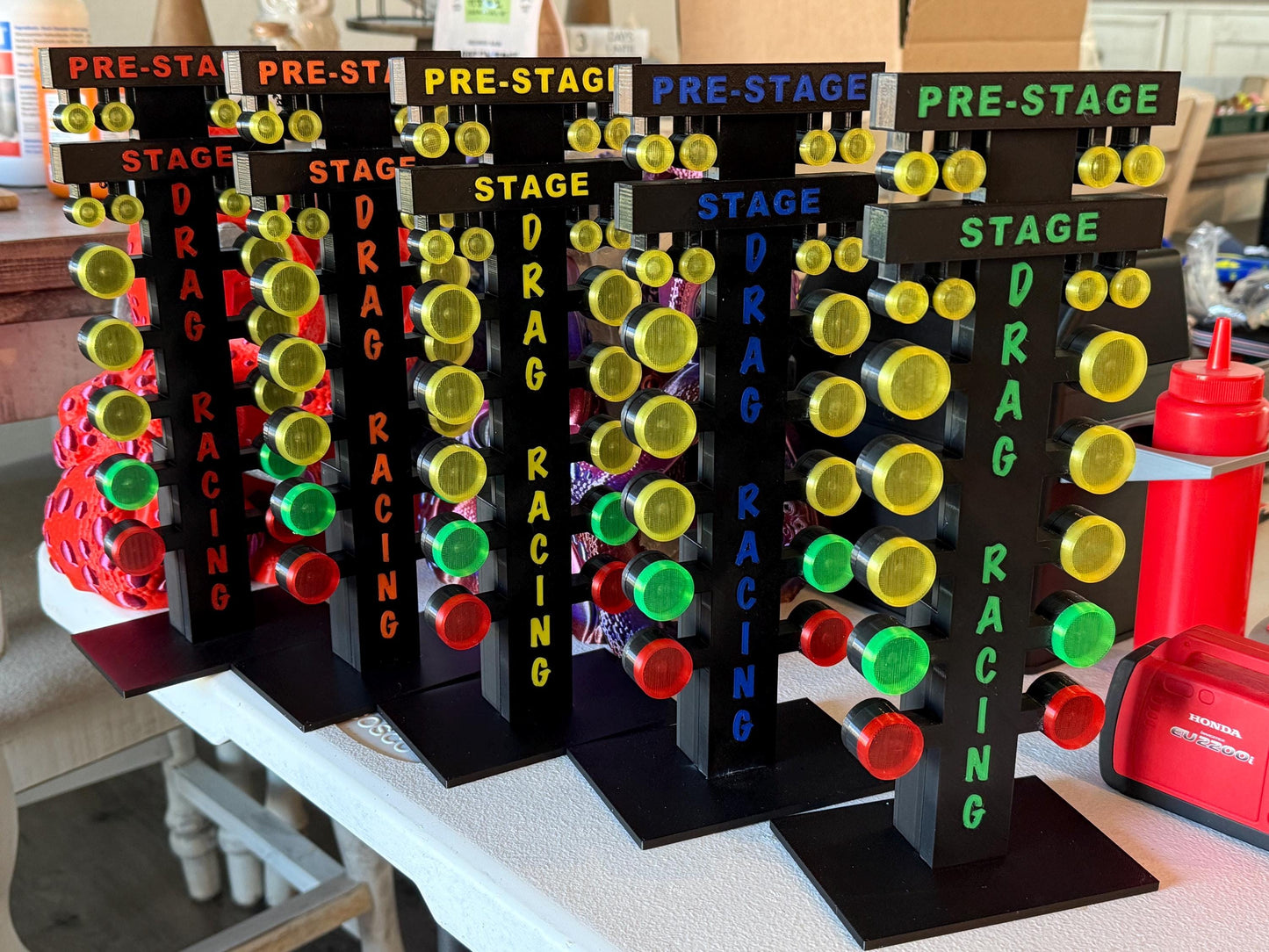 Drag Racing Christmas Tree Light – LED Desktop Drag Strip Tree Display