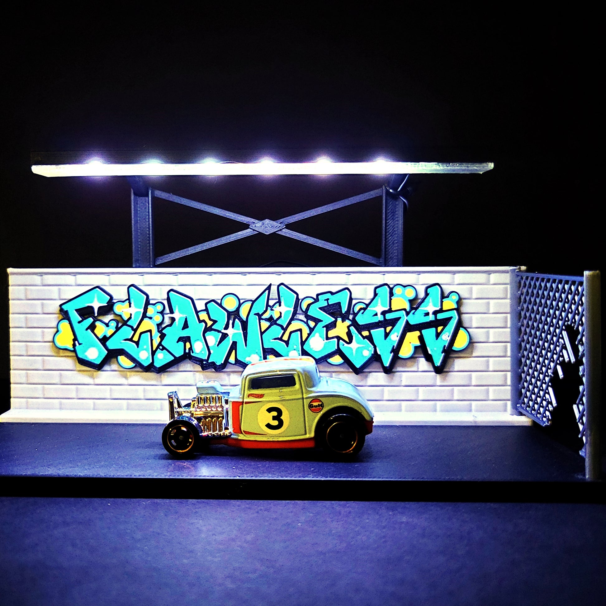 Graphiti Scene Display for Die Cast Cars image 2