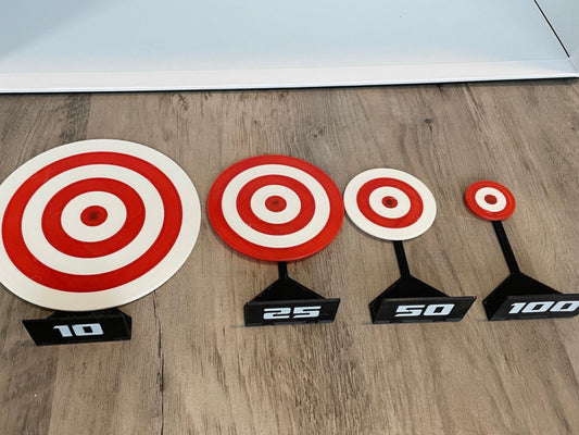 Tabletop Target Set – Compact Desk Targets for Tic Tac Shooters or Foam Dart Blasters