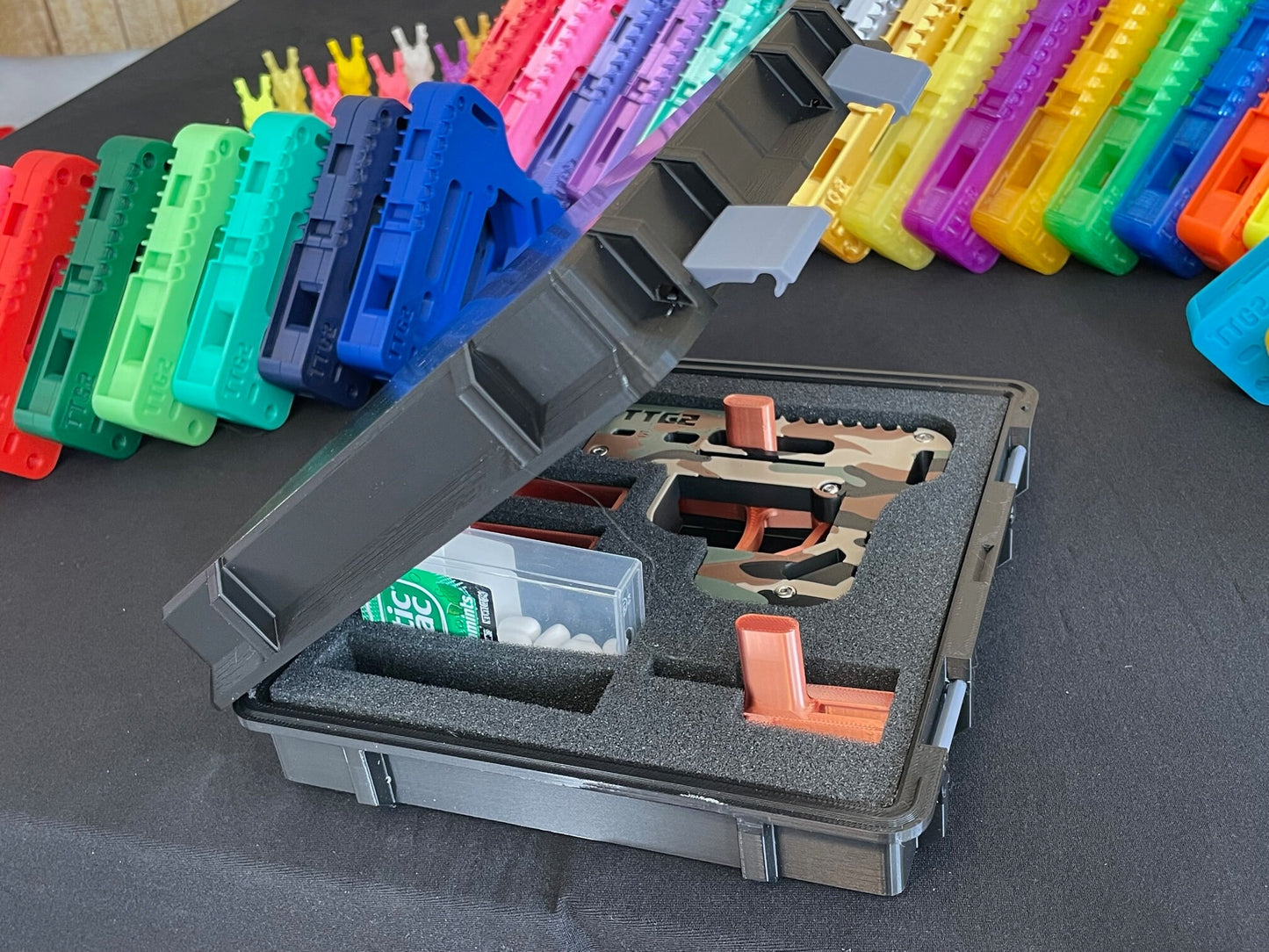 Tic Tac Gun Carry Case – Foam Lined Storage for TTG2 & TTG2.5 | Personalized | Case Only