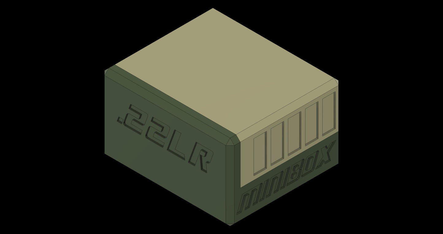 .22LR Ammo Storage Box – Rimfire Range Case with Sliding Lid