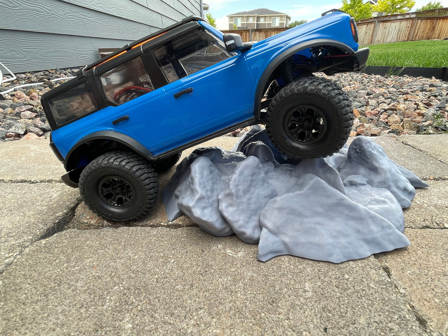 Rock Garden Obstacle for RC Rock Crawler - 4WD Remote Control Crawling
