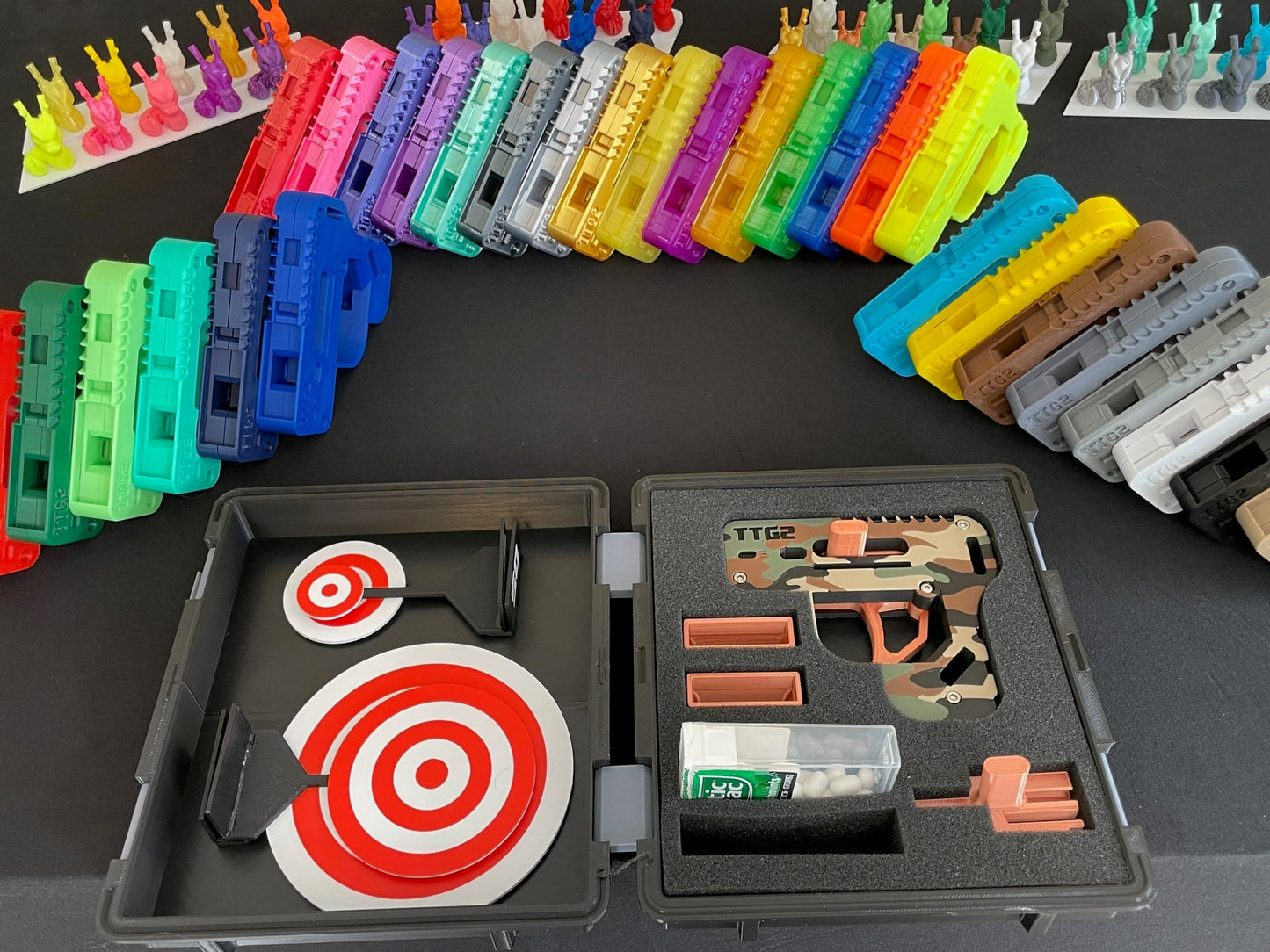 Tic Tac Gun Carry Case – Foam Lined Storage for TTG2 & TTG2.5 | Personalized | Case Only