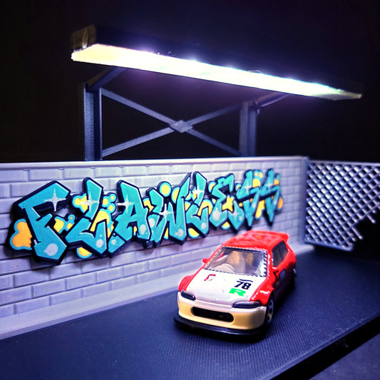 Graphiti Scene Display for Die Cast Cars image 0