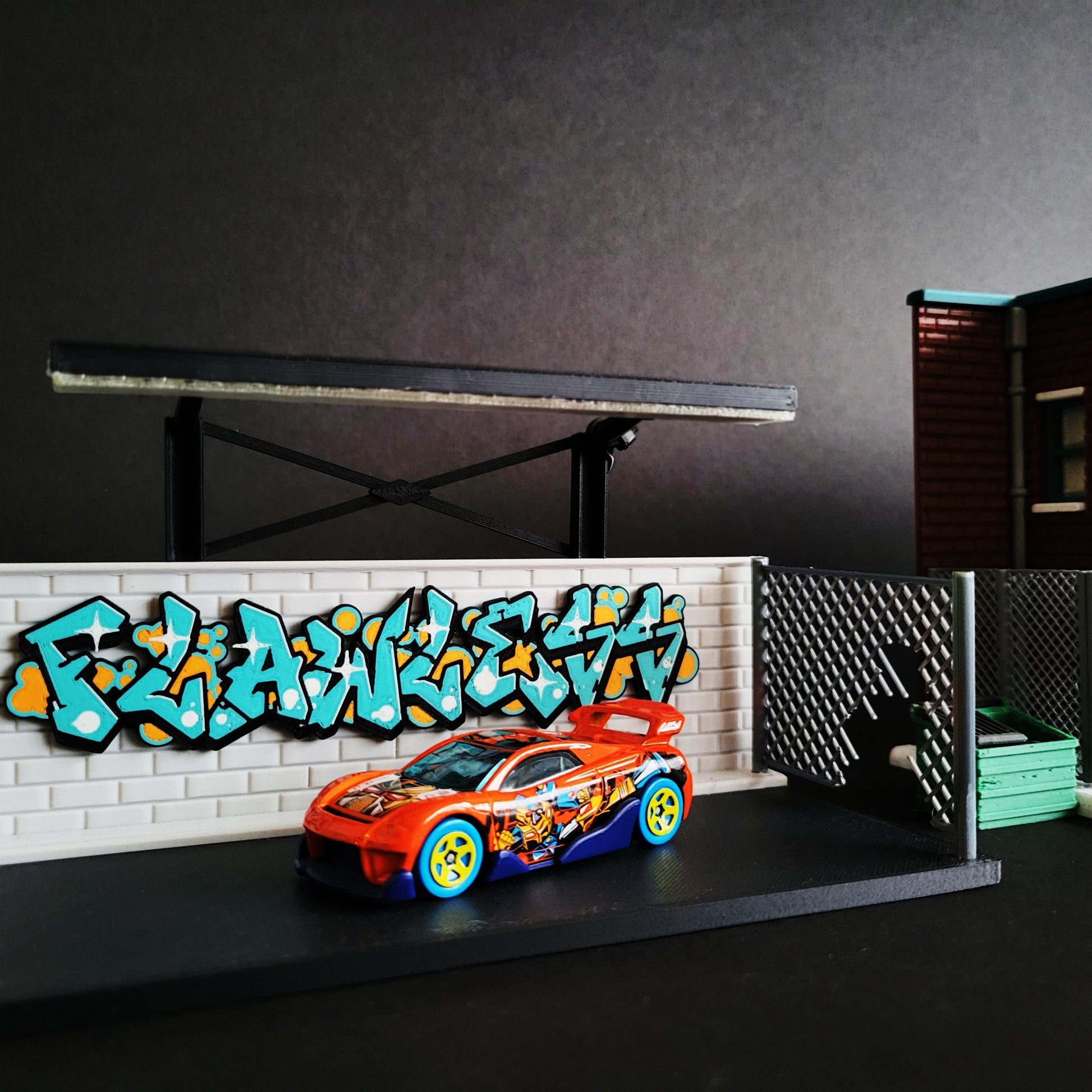 Graphiti Scene Display for Die Cast Cars image 1