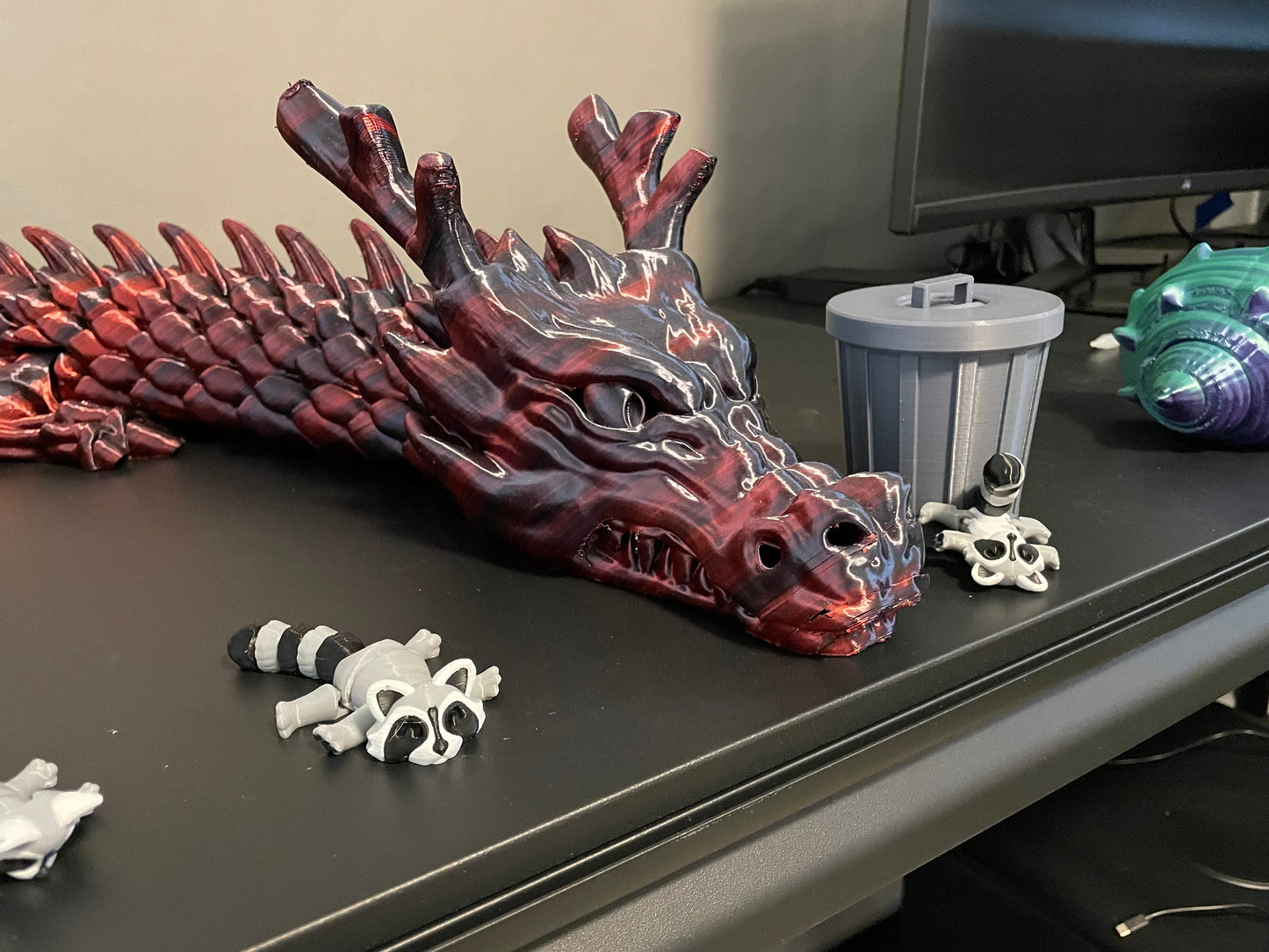 Dragon Model - Articulating and Flexible Dragon Action Figure - Lots of sizes an image 2