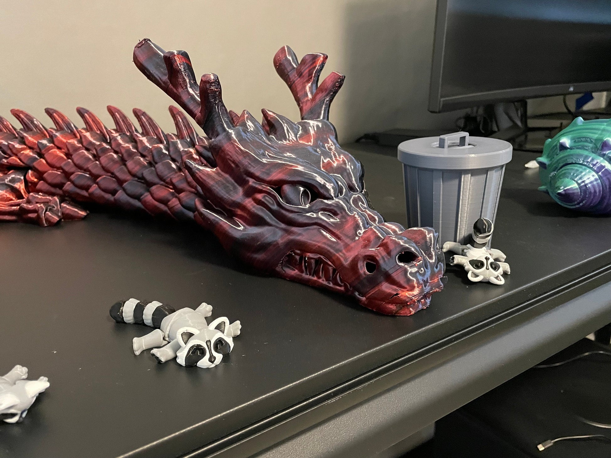 Dragon Model - Articulating and Flexible Dragon Action Figure - Lots of sizes an image 2