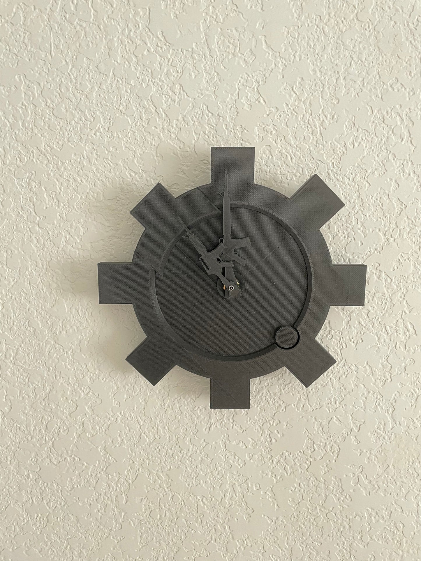 Precision Rifle Bolt-Face and Ejector Wall Clock Decor piece for Man Cave